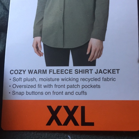 MONDETTA COZY WARM FLEECE SHIRT JACKET - Picture 6 of 11